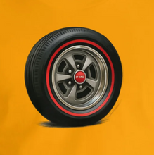 Load image into Gallery viewer, Rally II Red Line Tire Unisex t-shirt