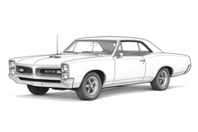Load image into Gallery viewer, 1966 GTO White glossy mug

