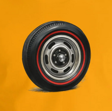 Load image into Gallery viewer, Rally One T shirt Red Line Tire
